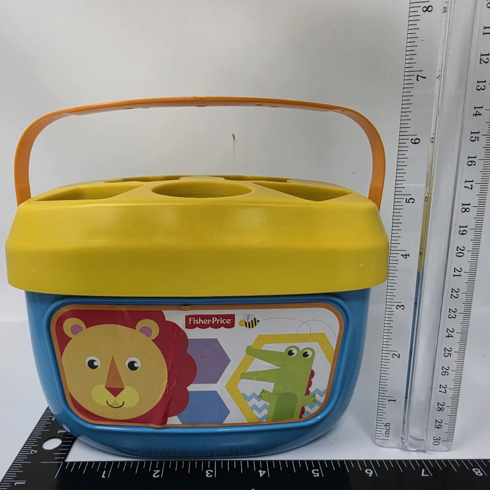 Fisher-Price Baby Learning Toy Container with Lion and Alligator